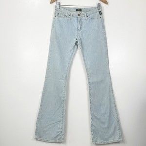 VERSACE JEANS COUTURE Womens Light Wash Flare Jeans 26 Y2K vintage